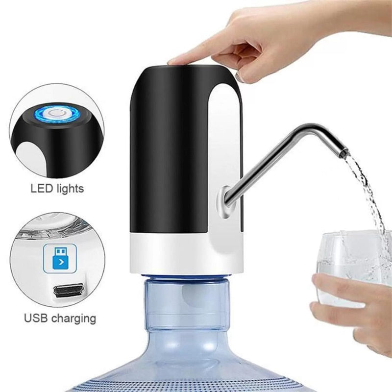 Bomba elétrica universal para galão de água- Lumixbrasil